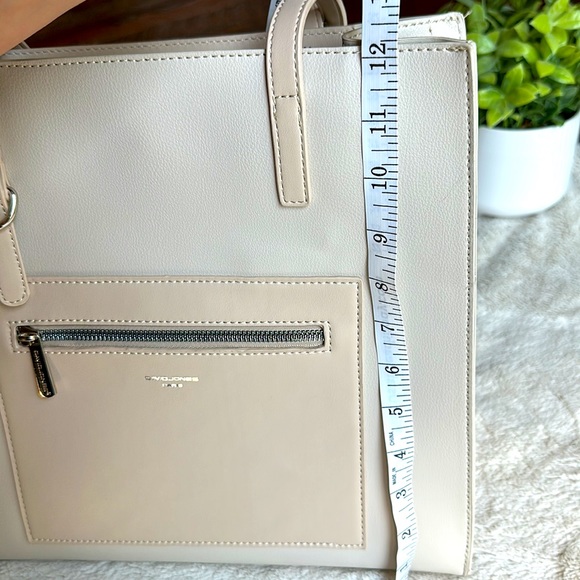 DAVID JONES Paris Cream Shoulder Bag - Picture 9 of 13